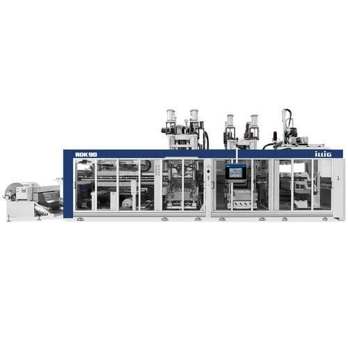 Thermoformeuse alimentée par rouleau - IC-RDK 90 - ILLIG Maschinenbau GmbH & Co. KG - pour la production de gobelets / automatique