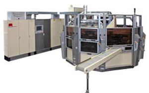 Machine de sérigraphie automatique - 90 - 100 p/min | TS 7130 - Isimat - servocommandée / à 8 couleurs / pour tubes en plastique