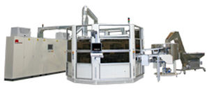 Machine de sérigraphie automatique - max. 190 p/min | CS 6200 - Isimat - couleur / pour bouchons en plastique / à grande vitesse