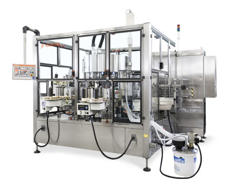 Étiqueteuse automatique - FLEXA COMBICOL - Kosme - par colle thermofusible / par colle froide / pour étiquettes auto-adhésives