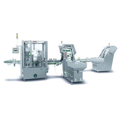 Remplisseuse / capsuleuse à mouvement intermittent - MV545 - Marchesini Group - automatique / pour produits pharmaceutiques / pour crème cosmétique