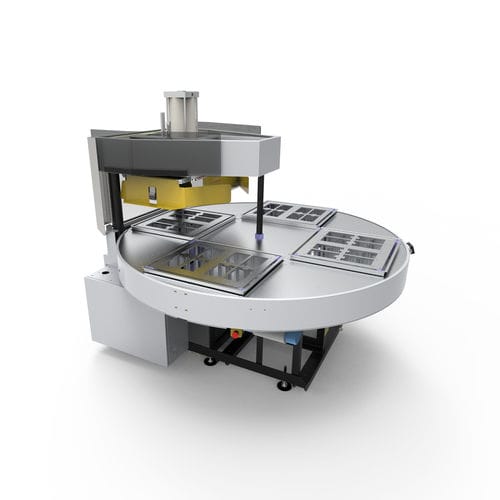Presse hydraulique - T 106 RG 4 H - Matrelec - de soudage haute fréquence / pour matières plastiques / à colonne