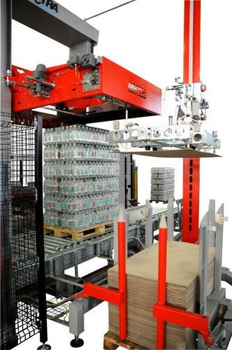 Palettiseur par le bas - MT 570 - Mectra - pour caisses / de cartons / automatique