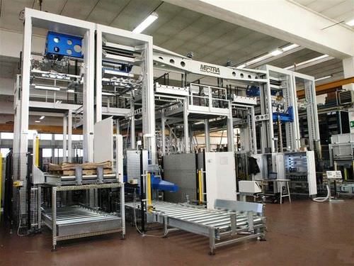 Palettiseur et dépalettiseur couche par couche - MT 568 Doppler/DP - Mectra - de cartons / automatique / de grande capacité