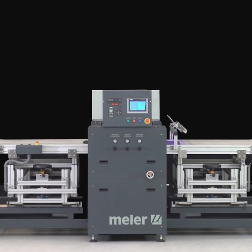 Machine d'application de colle thermofusible - Focke Meler Gluing Solutions, S.A - rouleau de laminage / avec écran tactile