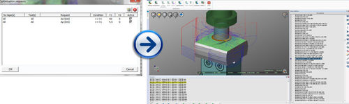 Module logiciel de calcul - NCSIMUL Optitool - MSC SOFTWARE - HEXAGON MANUFACTURING INTELLIGENCE - de post traitement / de post-traitement NC / de programmation d'usinage