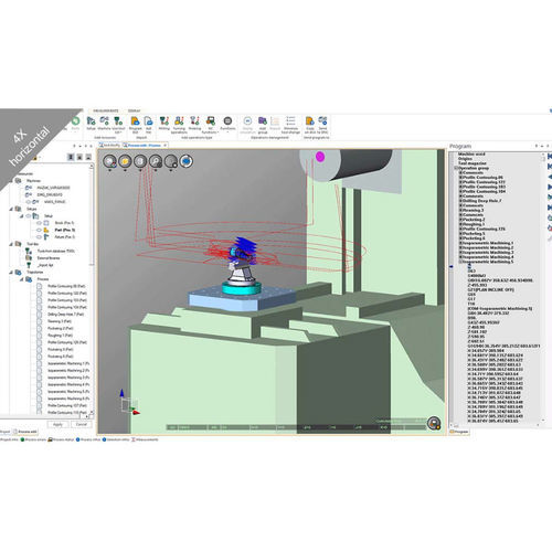 Simulateur industriel - NCSIMUL 4CAM - MSC SOFTWARE - HEXAGON MANUFACTURING INTELLIGENCE - de CFAO