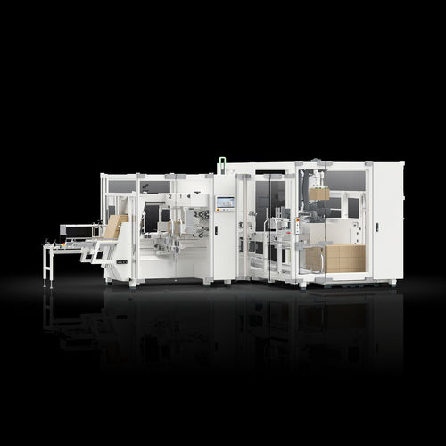 Encaisseuse / palettiseur horizontal - PEWO-form SLP D20 series - Pester Pac Automation - totalement automatique / ruban adhésif / colle thermofusible