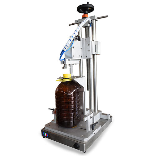 Boucheuse pour bouchon à visser en plastique - TAP1 - PMR System Group - à pression / manuelle / verticale