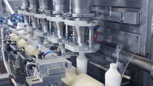 Remplisseuse boucheuse pour poudres - RTE5U - PMR System Group - monobloc / à pression / pour produits cosmétiques
