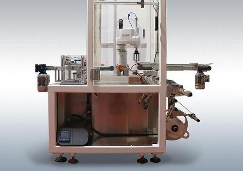 Machine d'étiquetage automatique - 4028441 - PMR System Group - de sacs / pour applications sur le dessus / pour applications cosmétiques