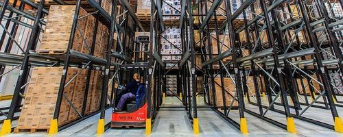 Rayonnage de stockage pour entrepôt de stockage - POLYPAL Storage Systems - multistockage / par accumulation / FIFO