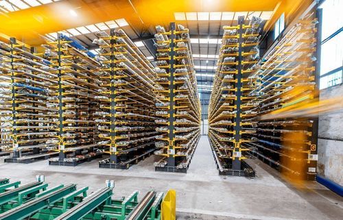 Rayonnage pour entrepôt de stockage - POLYPAL Storage Systems - cantilever / réglable / pour charges longues