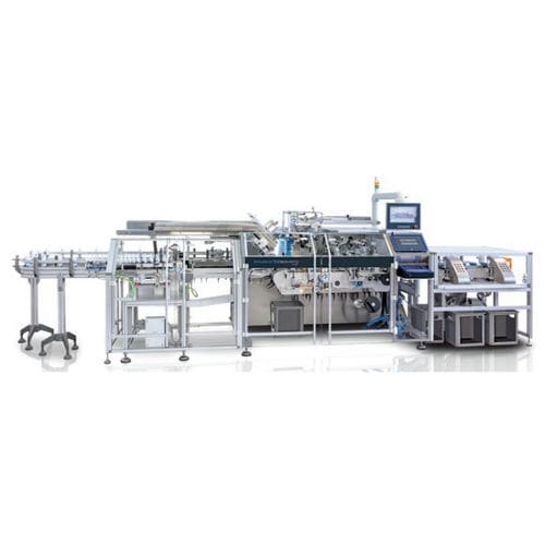 Encartonneuse horizontale - P 91 series - Romaco Group - pour l'industrie pharmaceutique / à mouvement intermittent / servocommandée