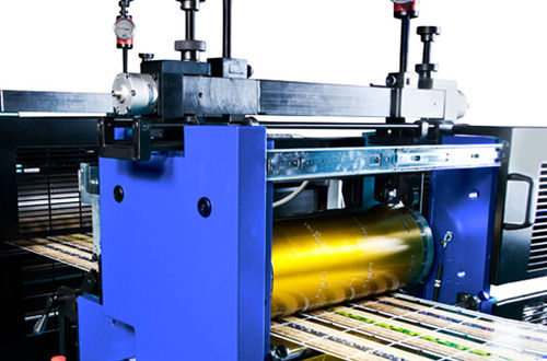 Unité de gaufrage pour papier - Rotatek - pour étiquettes auto-adhésives / pour cartons / semi-rotatif