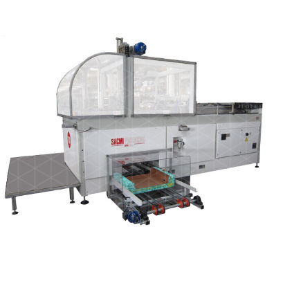 Barquetteuse contrôlée par PLC - TF 13 - Sacmi Packaging - horizontale / flexible / par colle thermofusible