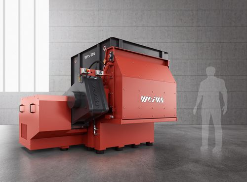 Déchiqueteur primaire - WLK 15 - WEIMA Maschinenbau GmbH - à 1 arbre / de copeaux / pour carton