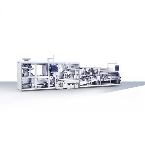 Encartonneuse horizontale - BEC 400  - Uhlmann Pac-Systeme GmbH & Co. KG - pour l'industrie pharmaceutique / compacte / pour blister