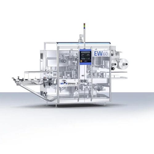 Machine d'emballage en fin de ligne - EW 60  - Uhlmann Pac-Systeme GmbH & Co. KG - servocommandée / sous film / pour l'industrie pharmaceutique