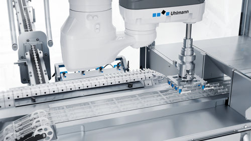 Alimentateur flexible - SyPro - Uhlmann Pac-Systeme GmbH & Co. KG - pour produits pharmaceutiques / de seringues / automatique
