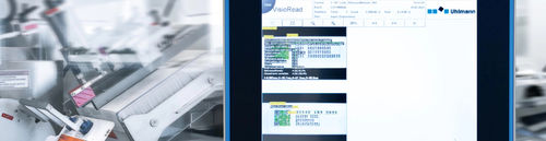 Système d'inspection à caméra - VisioRead - Uhlmann Pac-Systeme GmbH & Co. KG - 2D / automatique / pour l'industrie pharmaceutique