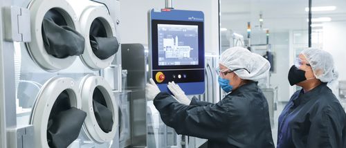 Isolateur de confinement classe II - Uhlmann Pac-Systeme GmbH & Co. KG - pour conditionnement pharmaceutique / sur pied