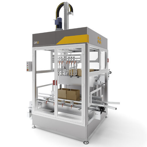 Encartonneuse avec machine d'insertion de croisillon - DA - TMG Impianti S.p.a. - verticale / compacte / automatique