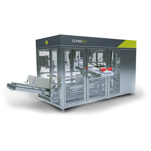 Formeuse-encaisseuse-fermeuse de cartons automatique - COMBIBOX - TMG Impianti S.p.a. - multifonction / pour l'agroalimentaire