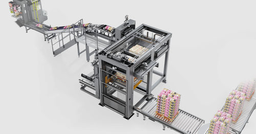 Palettiseur couche par couche - APM - TMG Impianti S.p.a. - pour sac / pour granules / automatique