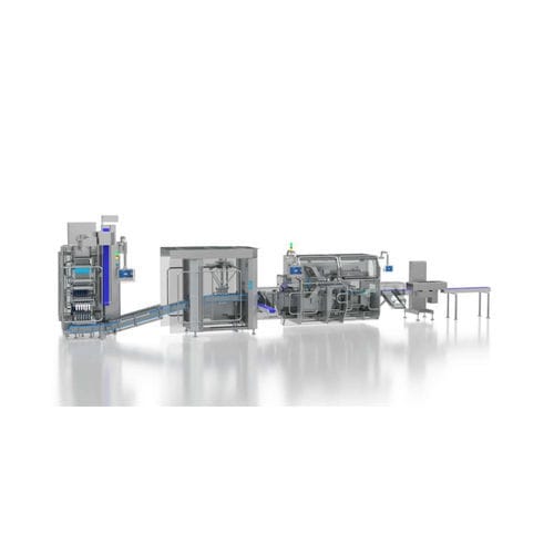 Ligne de conditionnement pour poudre - SYNTHESIS ALFA FLEXI AR - Universal Pack - pour l'industrie pharmaceutique / de colis / en stickpack