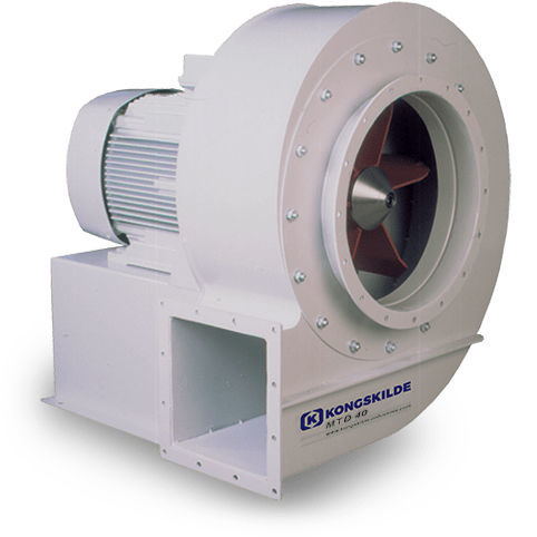 Soufflante d'air - MTD series - KONGSKILDE INDUSTRIES - centrifuge / mono-étagée / pour convoyage