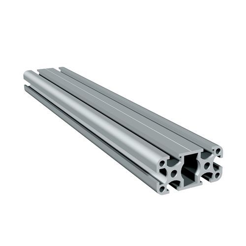 Profilé en aluminium - Universal profiles PU 25 / PU 50 - isel Germany - à section rectangulaire / rainuré / plat