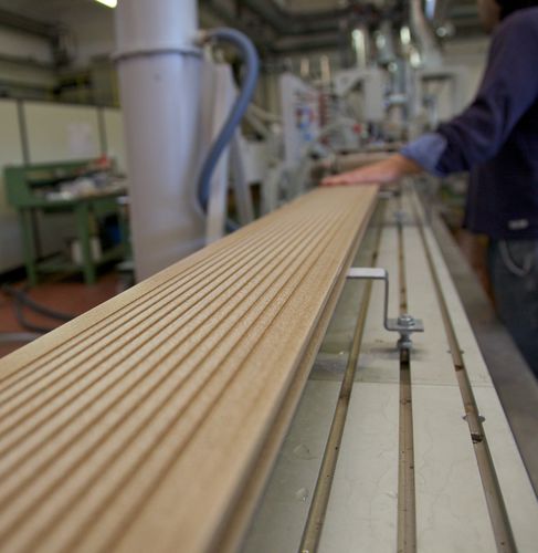 Ligne d'extrusion monocouche - ICMA San Giorgio - de profilés / pour PP / pour WPC