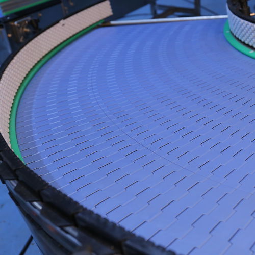 Bande de convoyeur courbe - HS-2000A - Huanan Xinhai (Shenzhen) Technology Co.,Ltd. - modulaire / en PP / industrielle