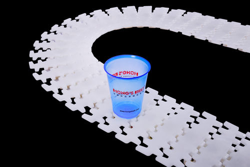 Chaîne de convoyage plastique - HS-7100-140 - Huanan Xinhai (Shenzhen) Technology Co.,Ltd. - à lattes