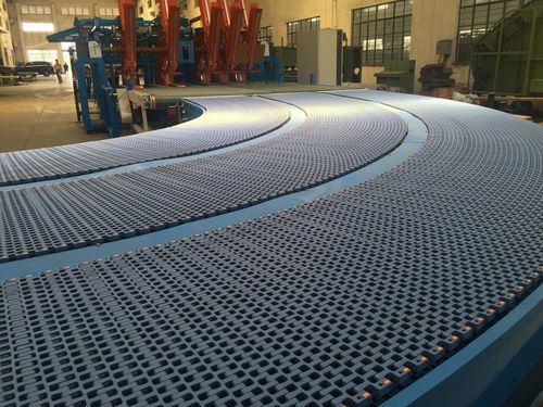 Convoyeur à bande ondulée - Huanan Xinhai (Shenzhen) Technology Co.,Ltd. - courbe / de transport / modulaire