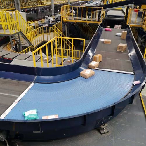 Convoyeur courbe - HS-2000A - Huanan Xinhai (Shenzhen) Technology Co.,Ltd. - à bande modulaire / de transport / de produits en vrac