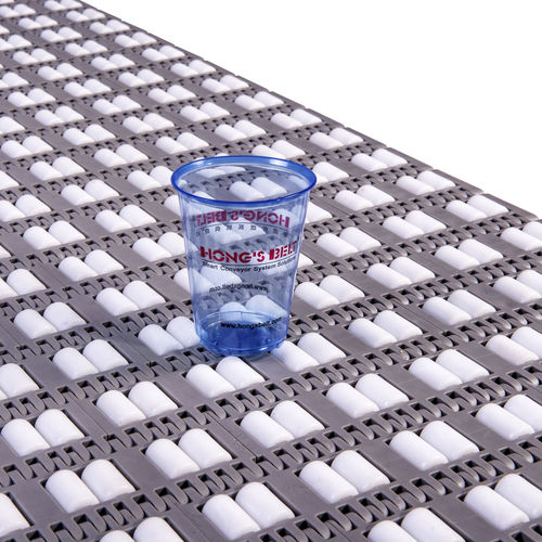 Bande de convoyeur pour système de tri - HS-3900C-N - Huanan Xinhai (Shenzhen) Technology Co.,Ltd. - modulaire / en plastique / avec galets de glissement
