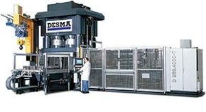 Presse à injecter horizontale - 968 series - DESMA Elastomertechnik - hydraulique