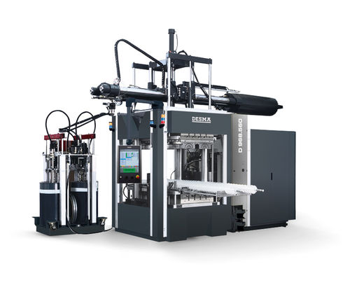 Presse à injecter verticale - BENCHMARK series - DESMA Elastomertechnik - hydraulique / pour élastomères