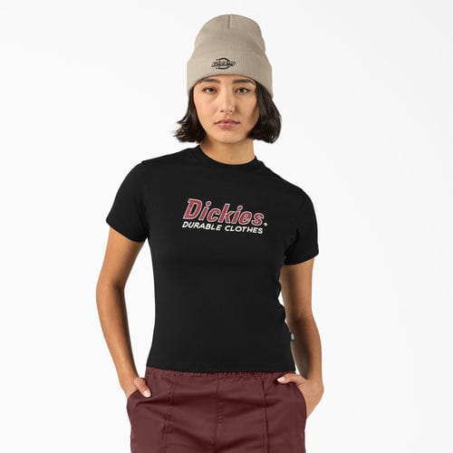 T-shirt de travail - A87Q5 - DICKIES - en coton / pour femme / blanc