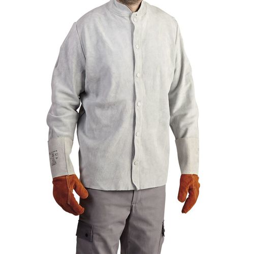 Veste de travail - VEST - LEBON - ignifuge / en cuir / en aramide