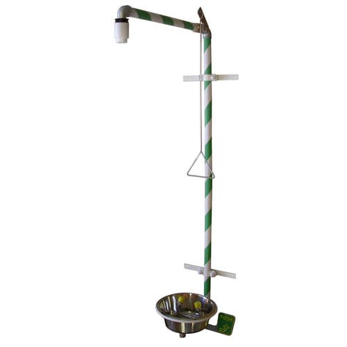 Douche de sécurité murale - MB 150/30 W - Matcon B.V. - en plastique / avec douche oculaire / d'intérieur