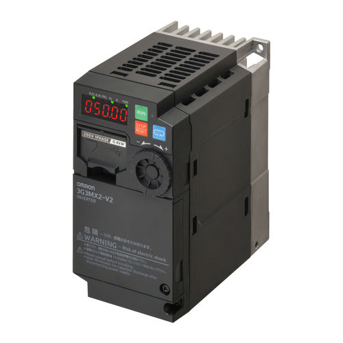 Variateur de vitesse triphasé - MX2 series - Omron Electronics GmbH - monophasé / Modbus / encastrable
