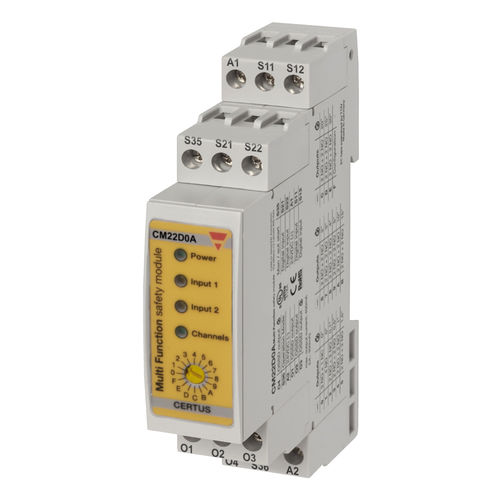Moniteur de sécurité SIL - CM22D0A - CARLO GAVAZZI - sur rail DIN