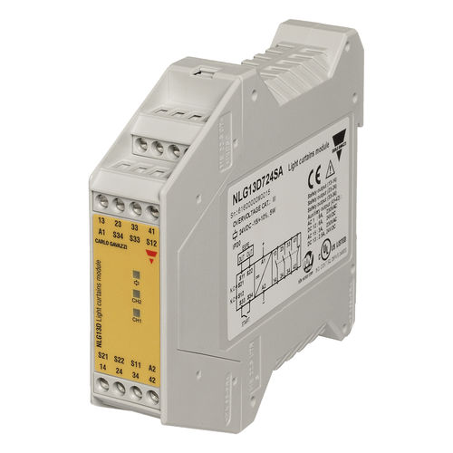Barrière immatérielle de sécurité - NLG13D724SA - CARLO GAVAZZI - multifaisceau / type barrage / compacte