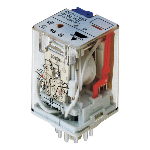 Relais électromécanique AC - RCP11003110VDC - CARLO GAVAZZI - 3NO/NF / compact / enfichable