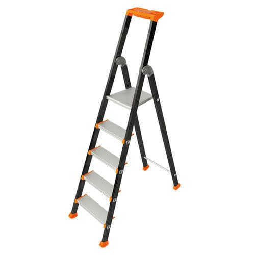Escabeau en poste fixe - KOLOS - TUBESCA - en aluminium / 3 marches / 4 marches