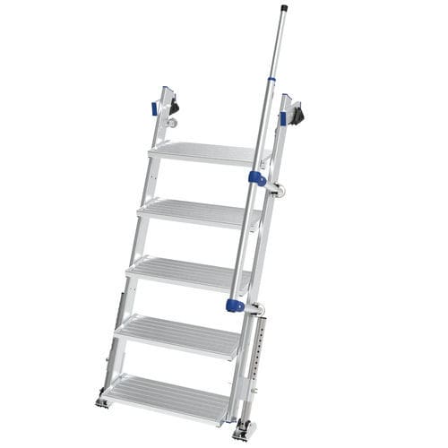 Échelle en aluminium - LORRY - TUBESCA - à plate-forme / à accès latéral