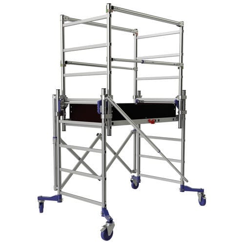 Tour d'échafaudage mobile - NANO - TUBESCA - de façade / modulaire / aluminium